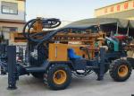 5.5T Traction Water Well Drilling Rig Tire Walking For Heavy Duty Drilling