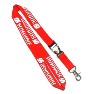 China Half Metal Buckle Eco Friendly Lanyard Neck Strap 100% Polyester 800 + 100 X 20 mm factory