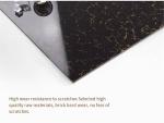Square Shiny Porcelain Floor Tiles 600*600mm Black Gold Rose Polished