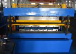 Color Steel / Galvanized Steel Roofing Sheet Roll Forming Machine With Double