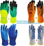 Nylon Knitted Polyurethane Palm Heavy Duty Work Fit Glove Knit Guantes De