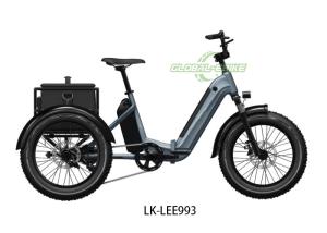 China Electric Cargo Bike Smooth Shifting with Shimano Tourney 7-Speed Gear System factory