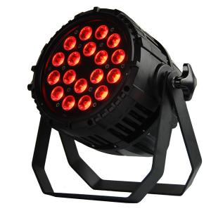 China Free shipping China High quality IP65 18x15W 5in1 RGBWA Waterproof Par 64 LED factory