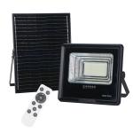 100w Solar LED Flood Light black 170lm/w ABS housing high brightness garden