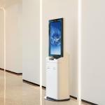 32 Inch Touch Screen Payment Kiosk With Cash Acceptor And Support Credit Card