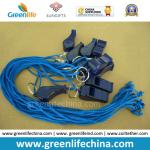 Fahsion Plastic OK Whistle with Cord Cheapest China Factory Direct Price Orange