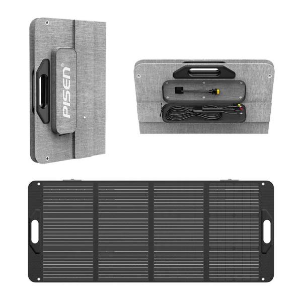 All Black Monocrystalline Silicon Portable Solar Power Station Convenient