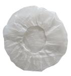 Nonwoven Round Crimped Pleated Strip Clip Mop Cap PE Bouffant Shower Bathing