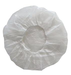 China Protective Nonwoven PP Disposable Round Bouffant Cap 21&quot; 24&quot; for Hair Cover factory