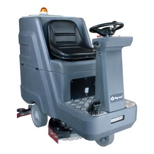 China Industrial Ride On Floor Scrubber Machine With Big Tank Comfortable Seat factory