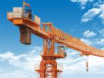 XGTT100 12 Tons FLAT TOP Luffing Construction Site Crane 60m