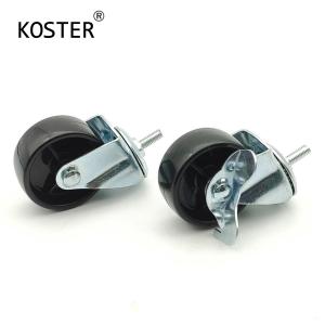 Rotating Wheel D25mm/30mm/50mm/75mm/100mm PP Caster For Furniture Industrial