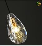 All-copper K9 Crystal Pineapple chandelier for living room bedroom bedside