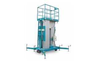 China GTWY-3000 Thress Mast Aluminum Aerial Work Platform Capacity 300Kg factory