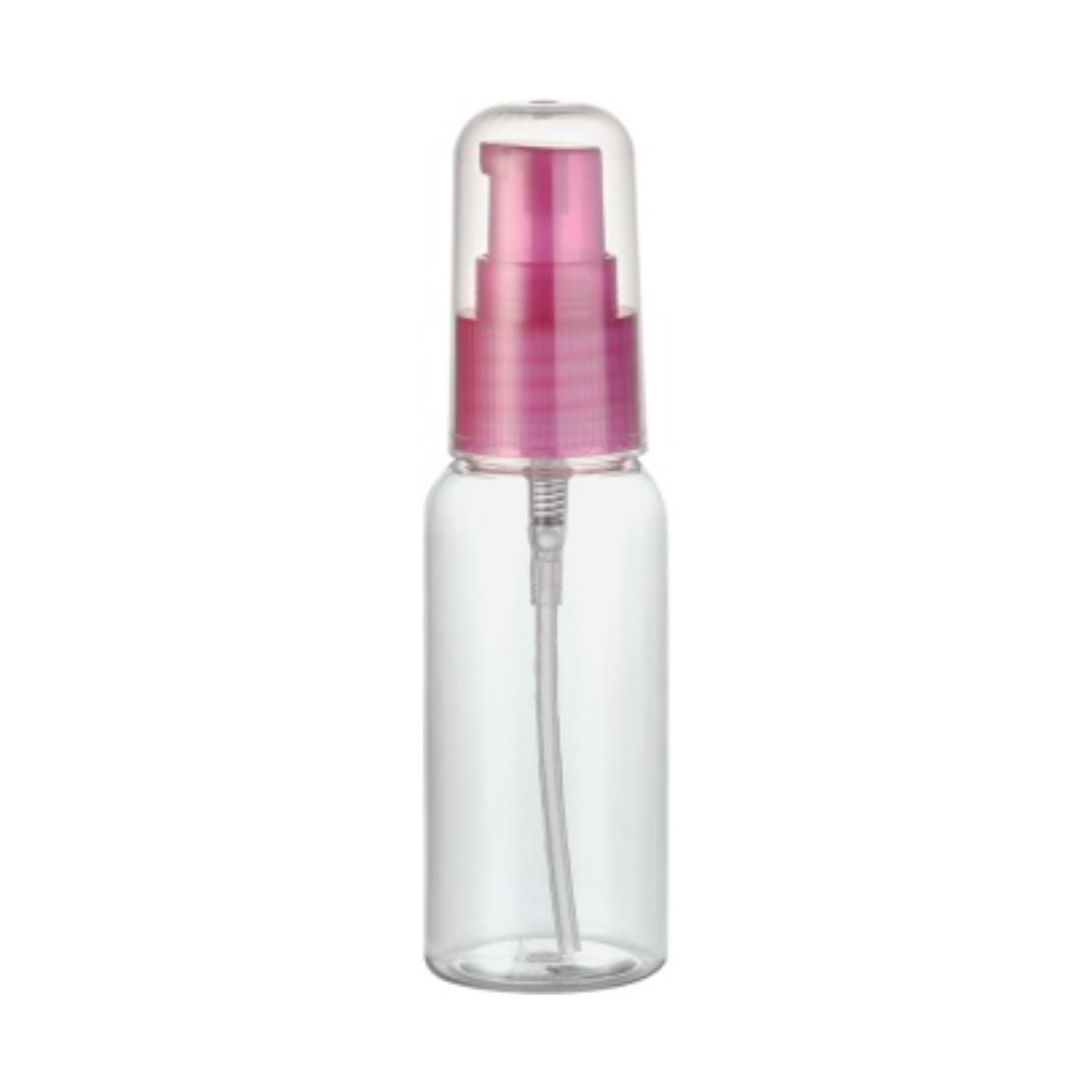 Industrial Personal Care 60ml Round Bottle with 20/410 Flip Top Cap and PET Material