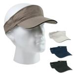 Adult Sun Visor Women's Hats Brushed Cotton Contrasting Trim Unisex Tennis Golf