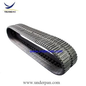 China 450x86x59SB rubber track for excavator drilling rig crane undercarriage parts factory