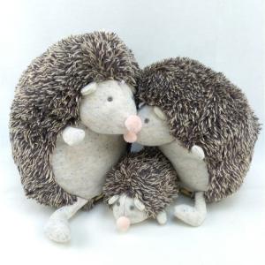 China OEM ODM Soft Plush Toy Small Animal Warm Color Cute Hedgehog Christmas Gift Toy factory
