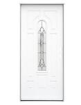 Weatherproof SMC Pvc Bathroom Doors Customized Size Luxurious Appearance