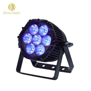 China Professional Stage Uplights IP65 Outdoor 7pcs*18W 6in1 LED Par Can RGBW factory
