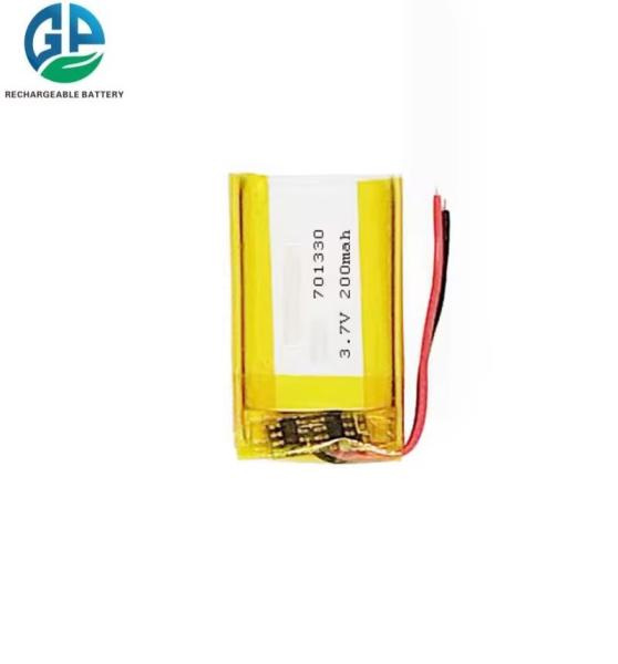 Small 3.7 Volt 701330 200mah Li Polymer Battery For Electronic Toy Handheld