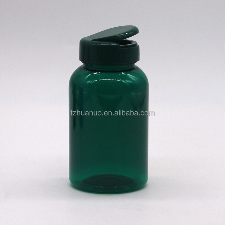 Industrial Medicine 160ml/5.3oz PET Plastic Bottle with Flip Cap/Child Resistant Cap