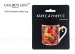 D5.2xH5.4cm Size Espresso Coffee Mugs 90mL Capacity Merry Christmas / Deer