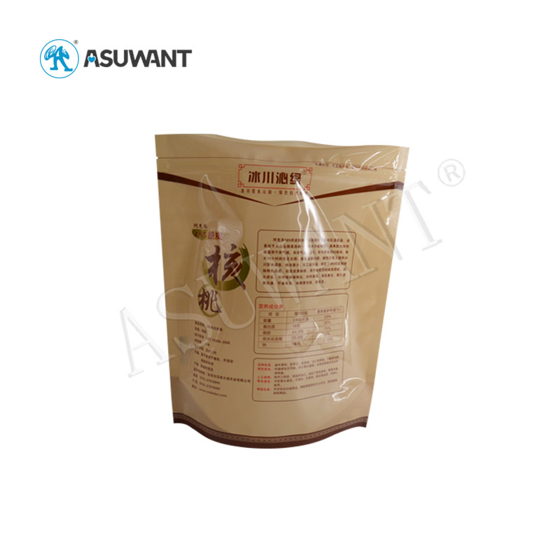 Microwavable Pouches Waterproof Stand Up Packaging Bag Composite PET Laminated