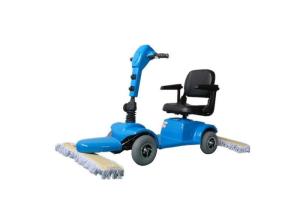 China High Speed Dust Cart Scooter For Shopping Mall Hard Floor Routine Maintenance factory