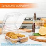 Clear Plastic Take Out Containers,Disposable Clamshell Dessert Container With