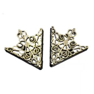 China Crown Suit Collar Pin , Collar Clips For Men'S Shirts Hollowed Out Pattern OEM ODM factory