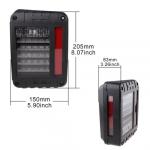 6000K LED Tail Lights For 2008 - 2015 Wrangler / DC12V Led Traffic Lights