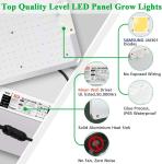 Aluminum Fcc 450w Led Panel Grow Light Ip65