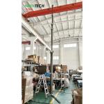 15m lockable pneumatic telescopic mast 30kg payloads 2.8m closed height