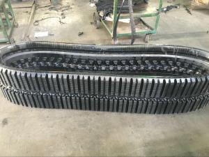 China ZB450x86x56 Straight Pattern Skid Steer Loader Size Adjustable Rubber Track factory