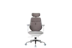 China Adaptive Spring Adjustment Ergonomic PC Chair Gray Double Airbag factory