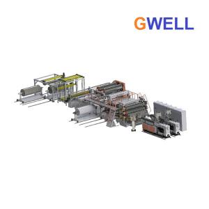 China TPU Sheet Extrusion Line TPU Hot-melt Film Production Machine Use Single Screw Extruder For Clothes Shoes Glass factory