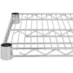 Easy Cleaning Commercial Wire Shelving 6 Tier Standing Organizer With Wheels