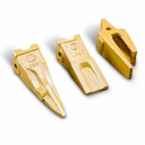 China Yellow Heat Treatment Excavator Rock Teeth 5-25kg Earthmoving Bucket Teeth factory