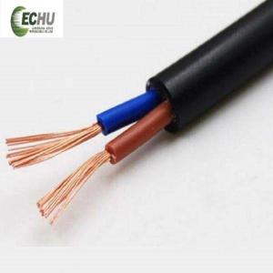 China Round Elevator and Escalator Control Cable RVV 2x0.75 PVC insulation PVC sheath Cable in Grey Color factory