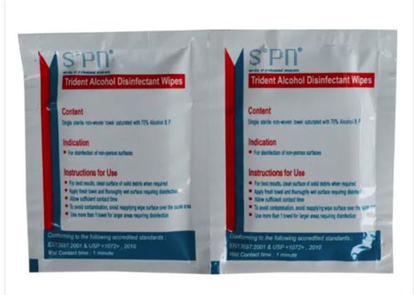 Nonwovens Medical Grade Cleaning Wipes HS Code 3401199000 Private Label