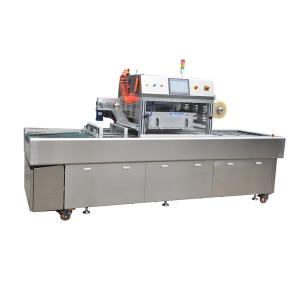 China Vertical Vacuum Tray Sealing Machine Automatic Fresh Chicken Vaccum Sealer factory