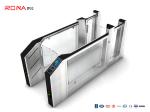 Airport Speed Gate Turnstile RS232 SS With Facial Recognition Fingerprint System