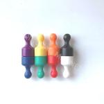 Sintered NdFeB Hook Magnet, N35, Permenent Office Magnets in Orange Color