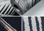 Household Modern Flocked Wallpaper For Bedroom Walls , Non Woven Materials