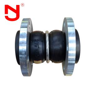 China DN100 EPDM Double Sphere Rubber Flexible Of Floating Flange Rubber Expansion Joint factory
