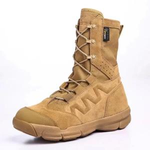 China Navy Military Boots With Zipper Lightweight Desert Shoes Waterproof Breathable Thin factory