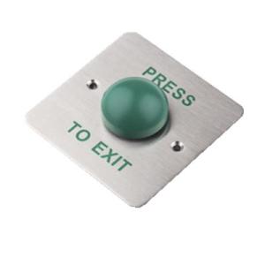 China Dome Emergency Exit Push Button Stainess Less With Green Slikprinting factory