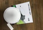 White 18w Led Recessed Ceiling Panel Lights 1800lm For Supermarket / Exhibition