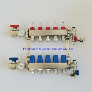 China Underfloor Heating Manifolds Stainless Steel UFH Manifold factory